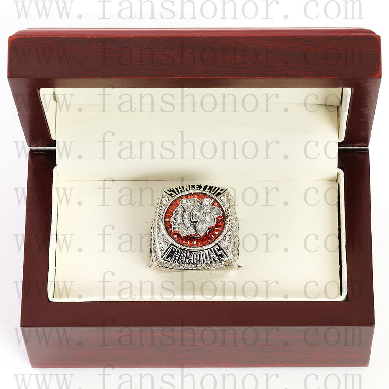 Customized NHL 2013 Chicago Blackhawks Stanley Cup Championship Ring