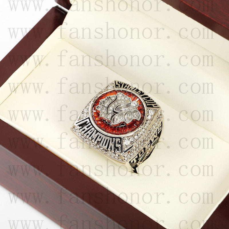 Customized NHL 2013 Chicago Blackhawks Stanley Cup Championship Ring