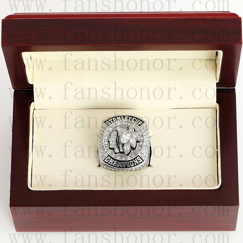 Customized NHL 2015 Chicago Blackhawks Stanley Cup Championship Ring