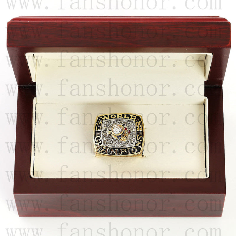 Customized Customized MLB 1993 Toronto Blue Jays World Series Championship Ring