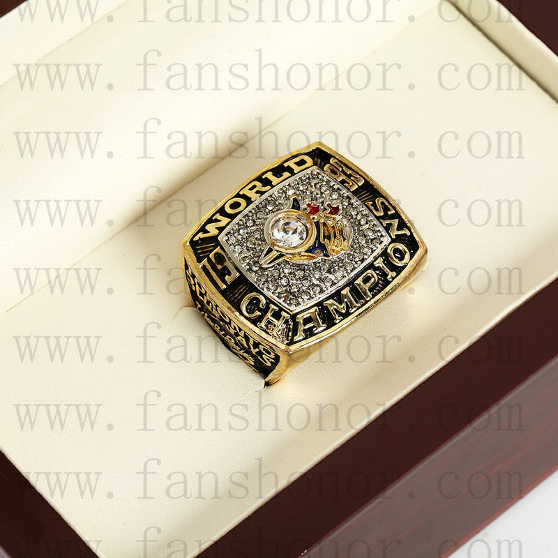 Customized Customized MLB 1993 Toronto Blue Jays World Series Championship Ring