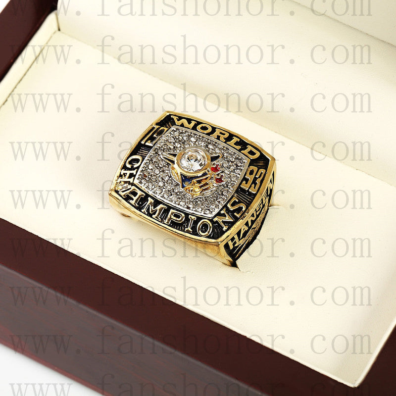 Customized Customized MLB 1993 Toronto Blue Jays World Series Championship Ring