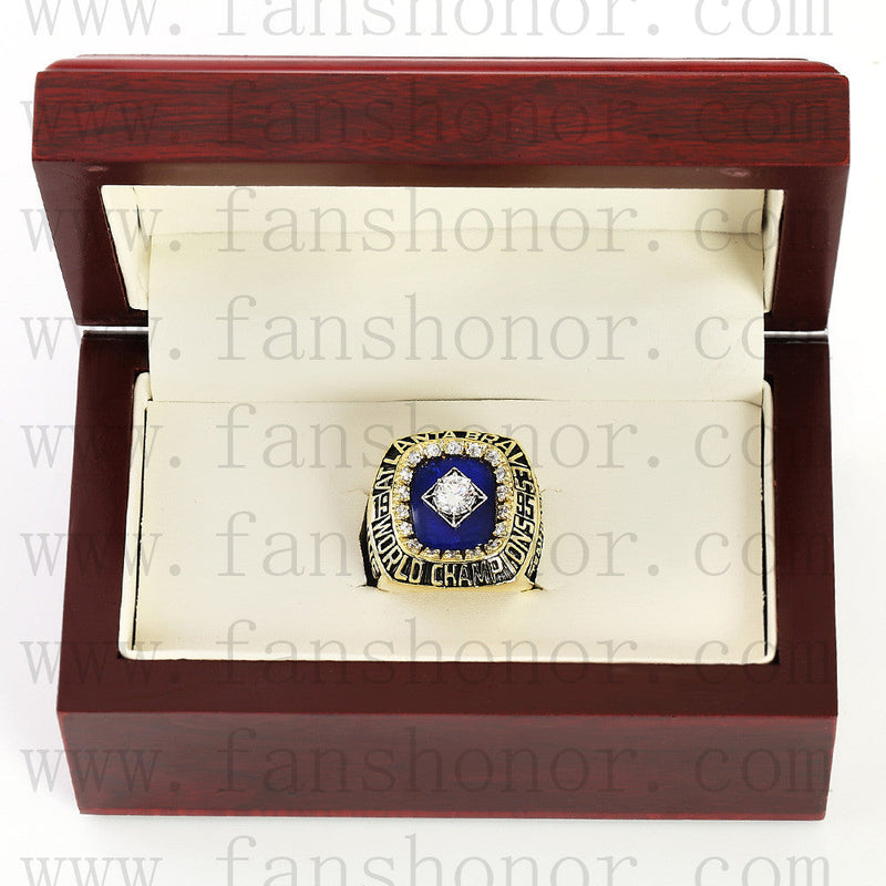 Customized MLB 1995 Atlanta Braves World Series Championship Ring