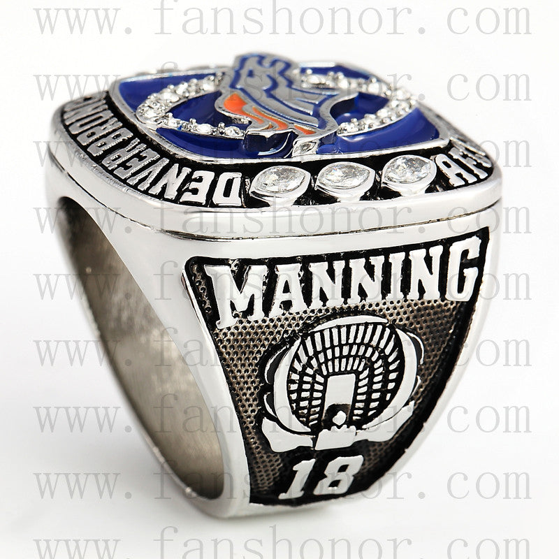 Customized AFC 2013 Denver Broncos American Football Championship Ring