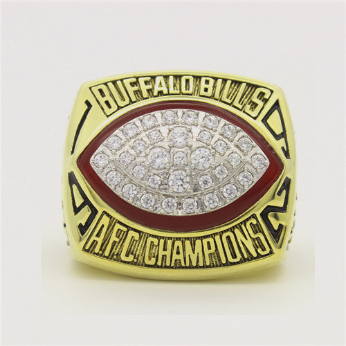 Custom 1992 Buffalo Bills American Football Championship Ring