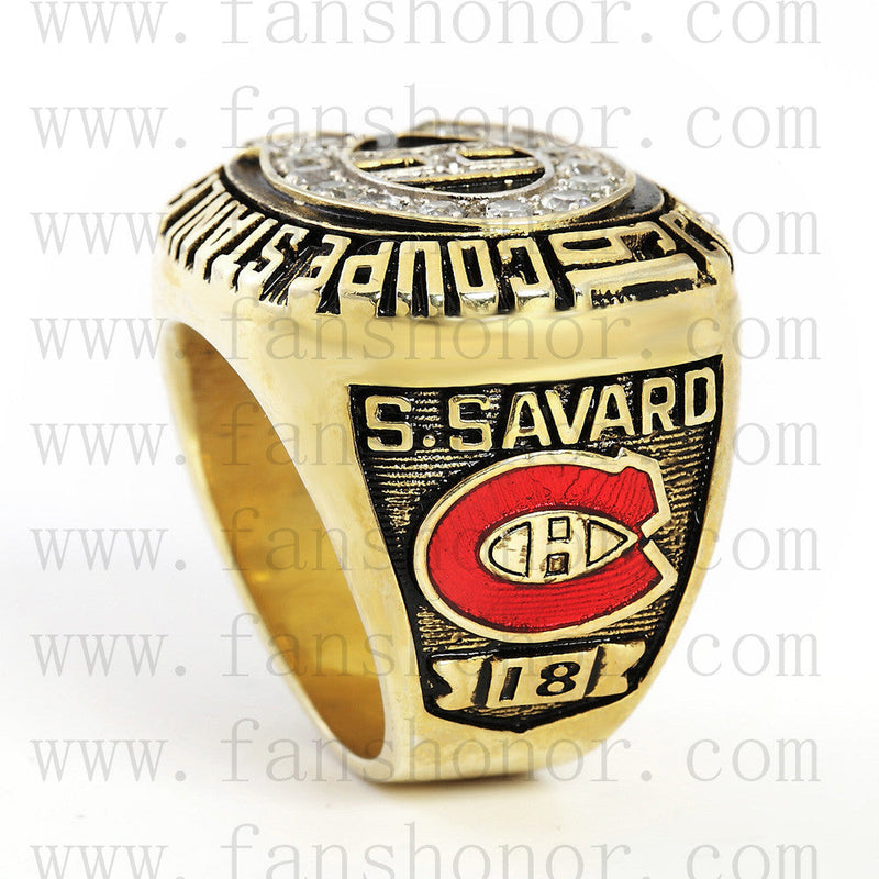 Customized NHL 1986 Montreal Canadiens Stanley Cup Championship Ring