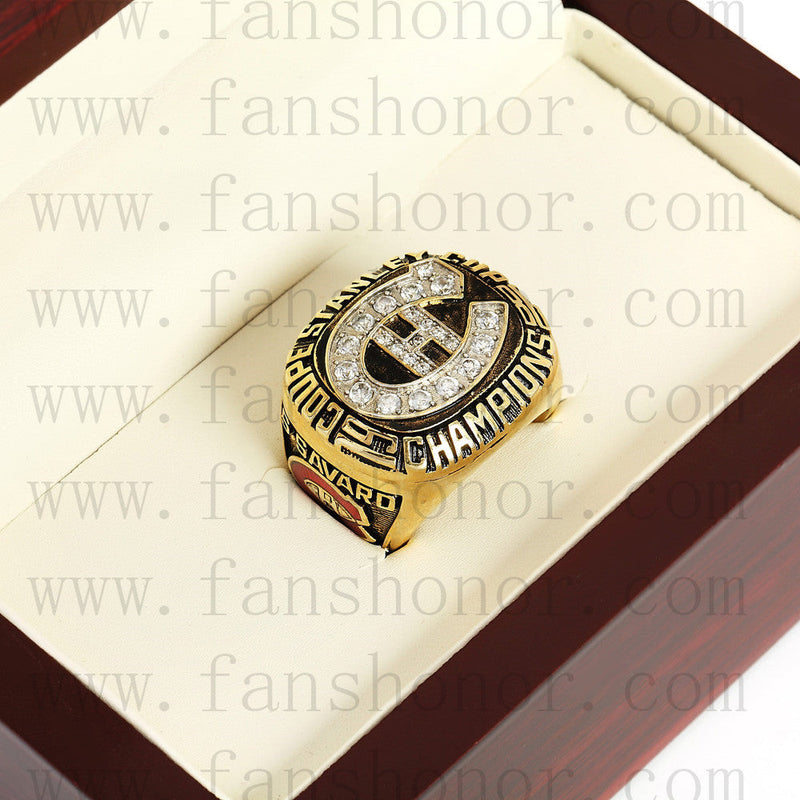 Customized NHL 1986 Montreal Canadiens Stanley Cup Championship Ring