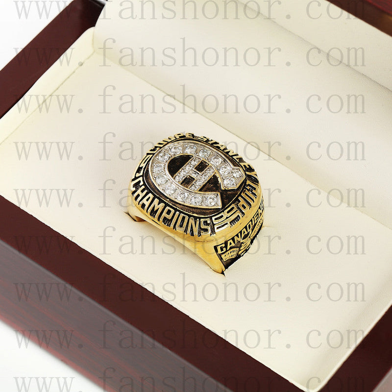 Customized NHL 1986 Montreal Canadiens Stanley Cup Championship Ring