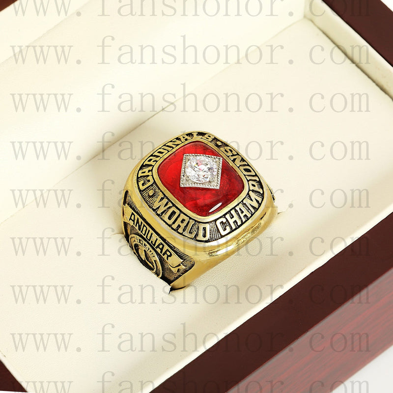 Customized MLB 1982 St. Louis Cardinals World Series Championship Ring