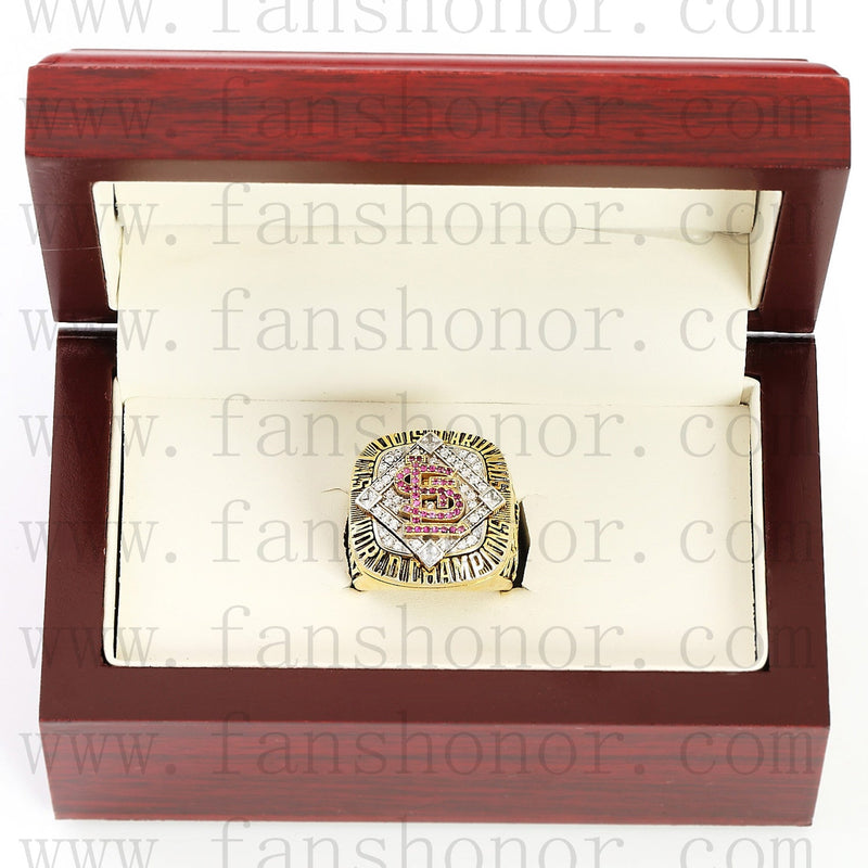 Customized MLB 2006 St. Louis Cardinals World Series Championship Ring