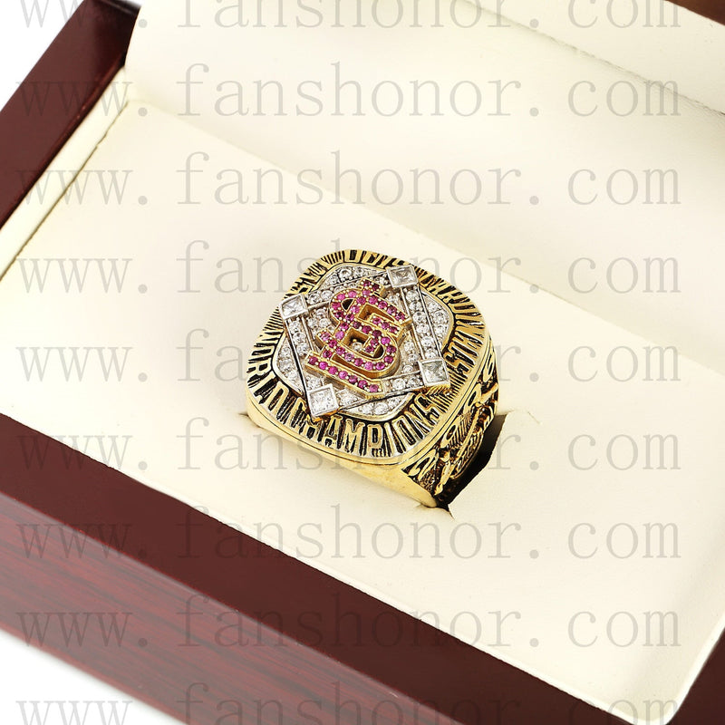 Customized MLB 2006 St. Louis Cardinals World Series Championship Ring