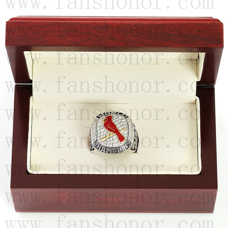 Customized MLB 2011 St. Louis Cardinals World Series Championship Ring