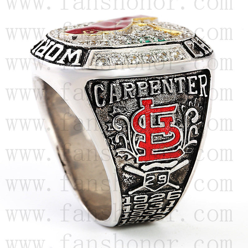 Customized MLB 2011 St. Louis Cardinals World Series Championship Ring