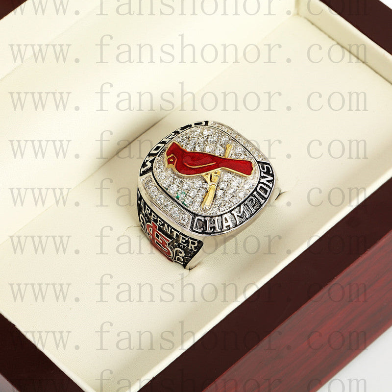 Customized MLB 2011 St. Louis Cardinals World Series Championship Ring