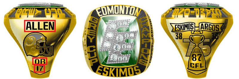 All CFL Grey Cup Championship Rings