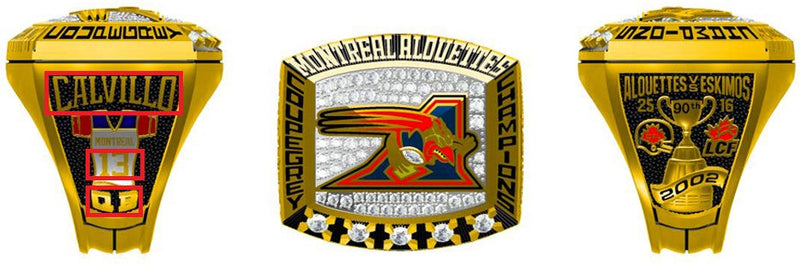 All CFL Grey Cup Championship Rings