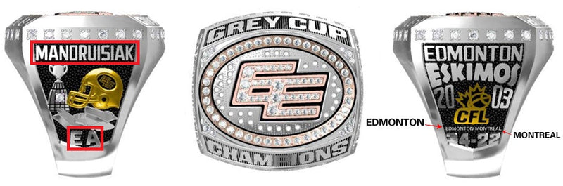 All CFL Grey Cup Championship Rings