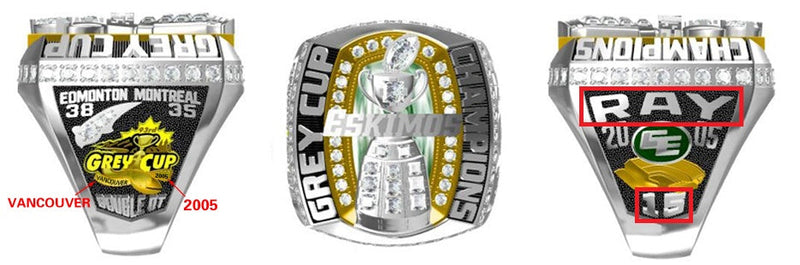 All CFL Grey Cup Championship Rings