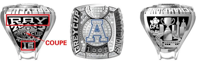 All CFL Grey Cup Championship Rings