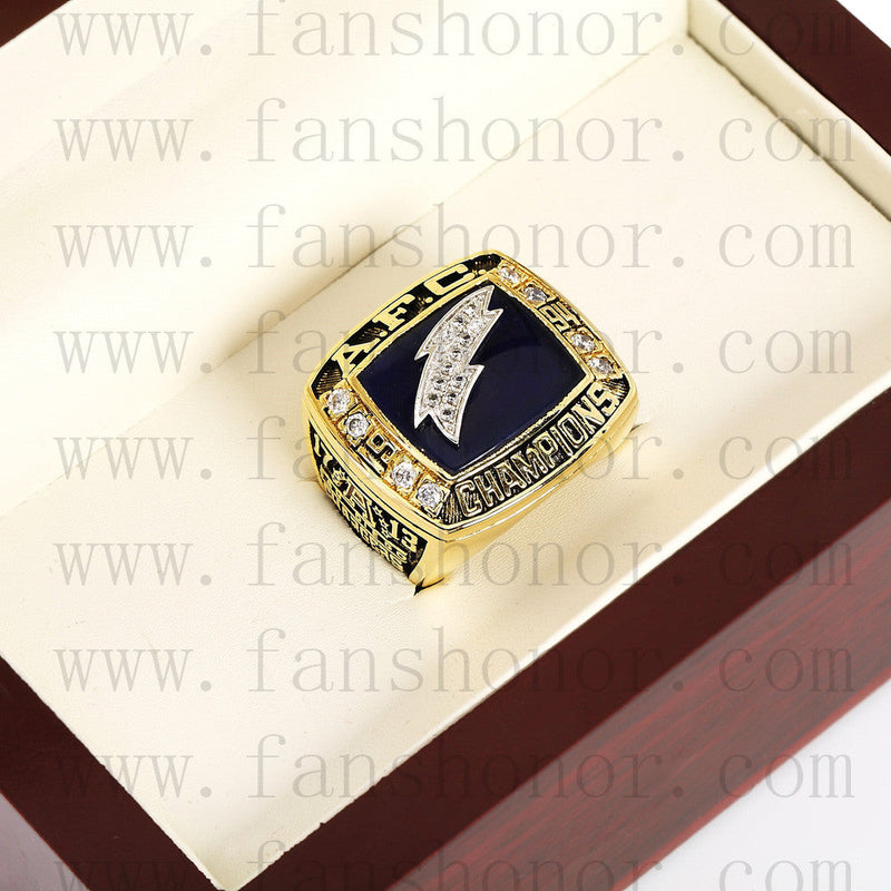 Customized AFC 1994 San Diego Chargers American Football Championship Ring