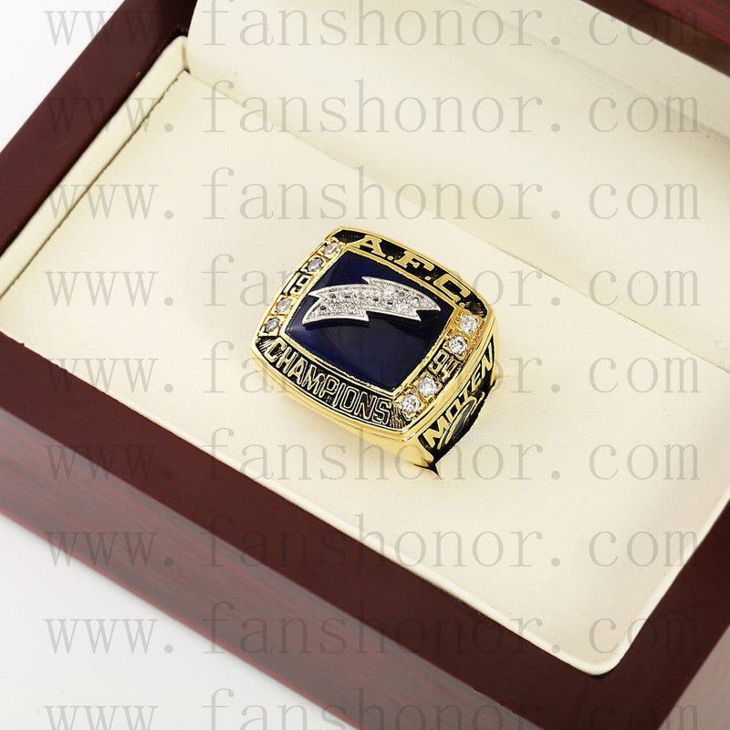 Customized AFC 1994 San Diego Chargers American Football Championship Ring