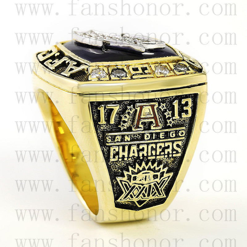 Customized AFC 1994 San Diego Chargers American Football Championship Ring