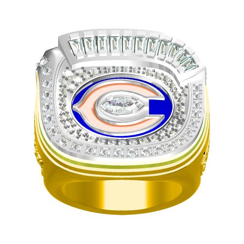 Custom 2006 Chicago Bears National Football Championship Ring