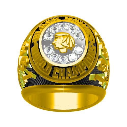 Custom 1961 Chicago Blackhawks NHL Stanley Cup Championship Ring