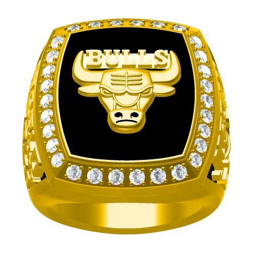 Custom 1991 Chicago Bulls NBA Basketball World Championship Ring