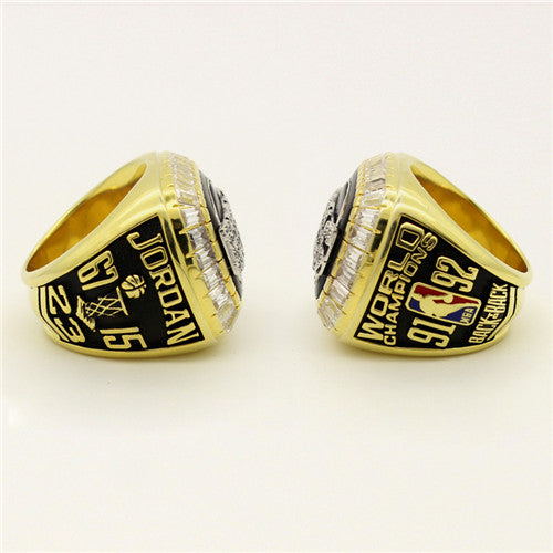 Custom 1992 Chicago Bulls NBA Basketball World Championship Ring