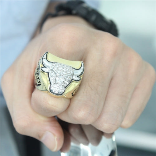 Custom 1997 Chicago Bulls NBA Basketball World Championship Ring