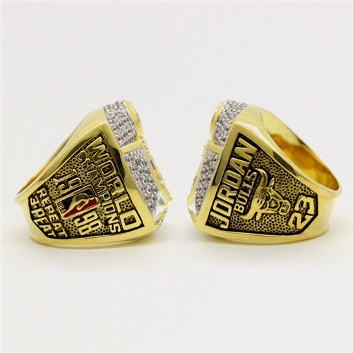 Custom 1998 Chicago Bulls National NBA Basketball World Championship Ring