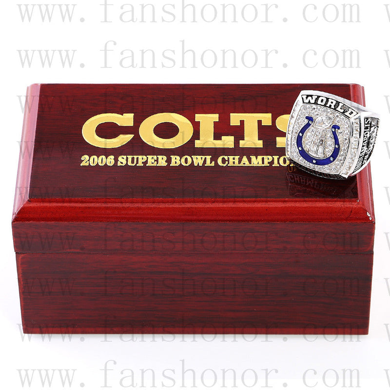 Customized Indianapolis Colts NFL 2006 Super Bowl XLI Championship Ring