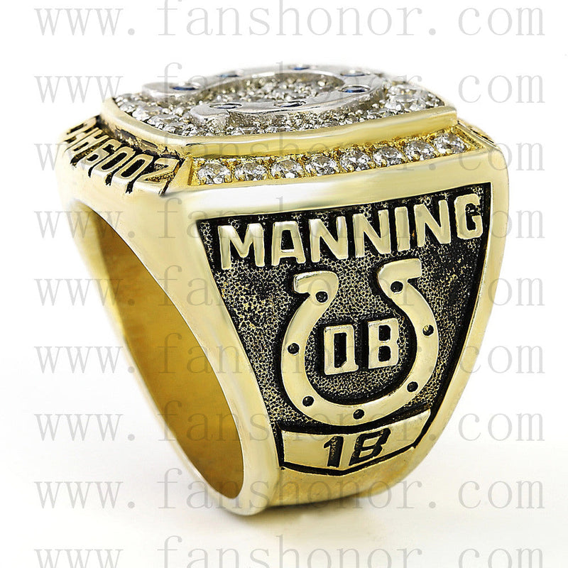 Customized AFC 2009 Indianapolis Colts American Football Championship Ring