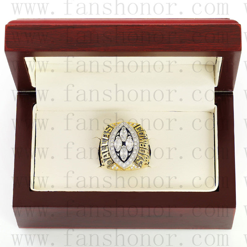 Customized Dallas Cowboys NFL 1993 Super Bowl XXVIII Championship Ring