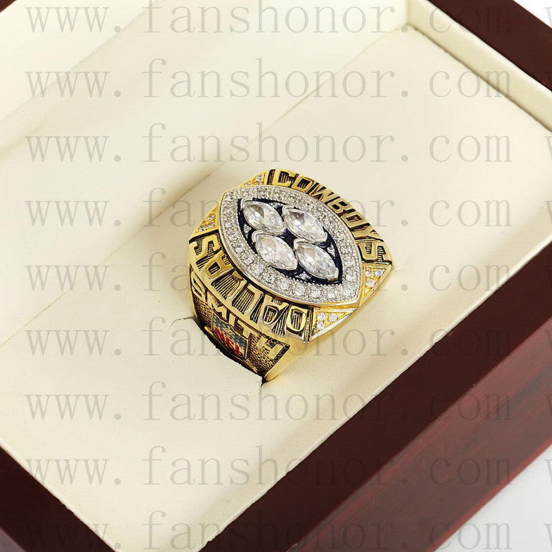 Customized Dallas Cowboys NFL 1993 Super Bowl XXVIII Championship Ring