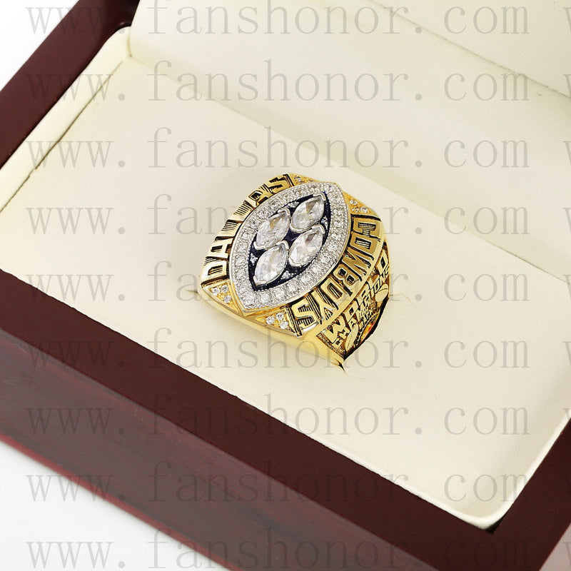 Customized Dallas Cowboys NFL 1993 Super Bowl XXVIII Championship Ring