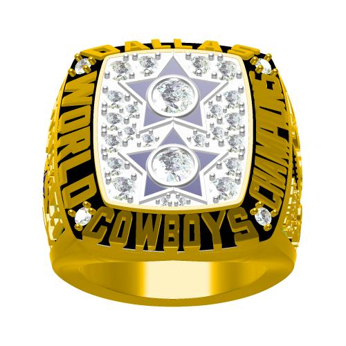 Custom Dallas Cowboys 1977 NFL Super Bowl XII Championship Ring