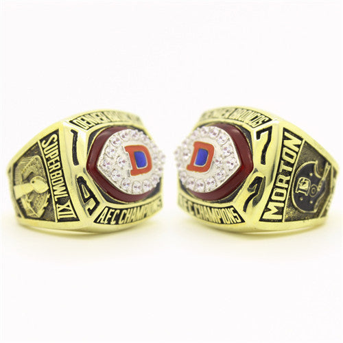 Custom 1977 Denver Broncos American Football Championship Ring