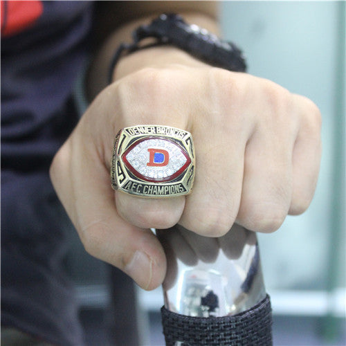 Custom 1977 Denver Broncos American Football Championship Ring