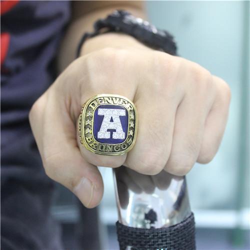 1986 Denver Broncos American Football AFC Championship Ring