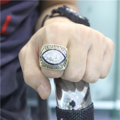 1989 Denver Broncos American Football AFC Championship Ring