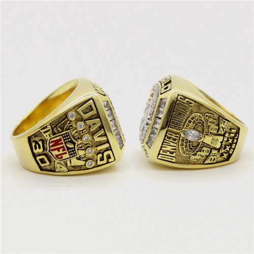 Custom Denver Broncos 1997 NFL Super Bowl XXXII Championship Ring