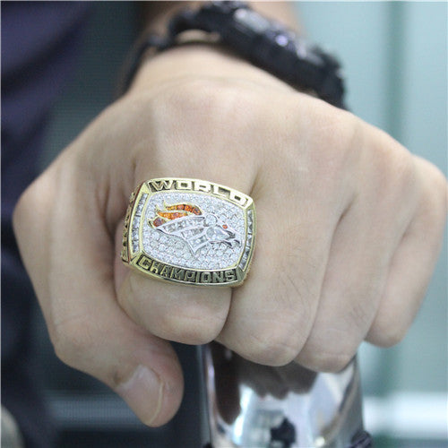 Custom Denver Broncos 1997 NFL Super Bowl XXXII Championship Ring