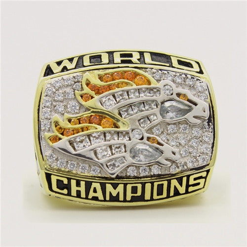 Custom Denver Broncos 1998 NFL Super Bowl XXXIII Championship Ring