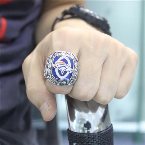 2013 Denver Broncos American Football AFC Championship Ring