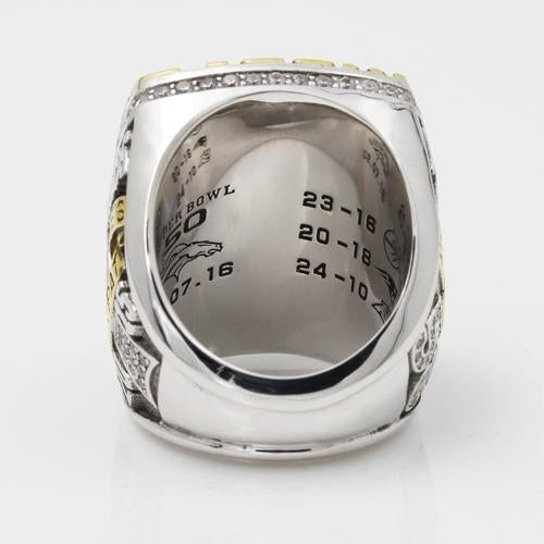 2015 Denver Broncos Super Bowl 50 Championship Ring