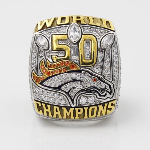 Peyton Manning Super Bowl Rings - 2006 Indianapolis Colts and 2015 Denver Broncos