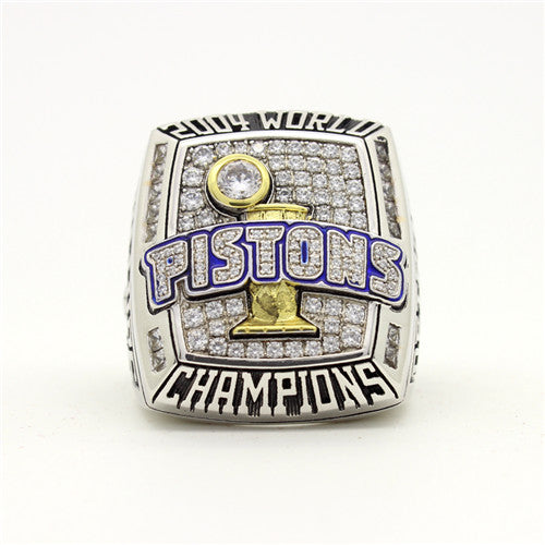 Custom 2004 Detroit Pistons NBA Basketball World Championship Ring