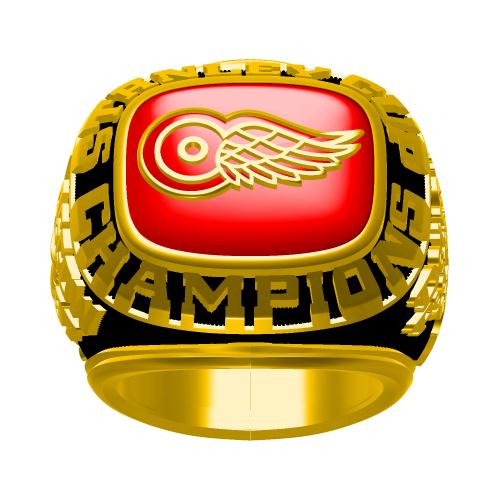 Custom 1997 Detroit Red Wings NHL Stanley Cup Championship Ring